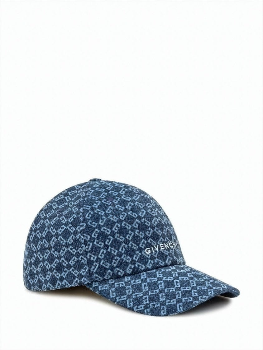 Intricately Patterned Blue Baseball Cap