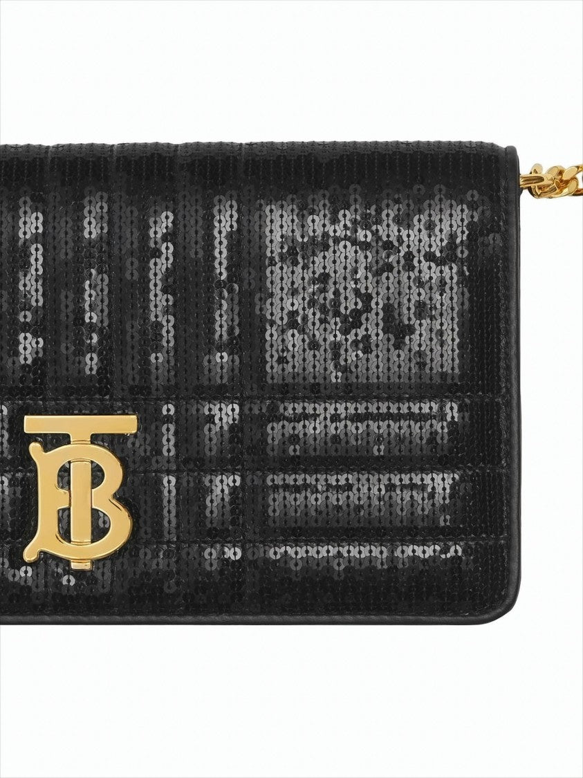 Quilted Lambskin Wallet Bag with Detachable Strap