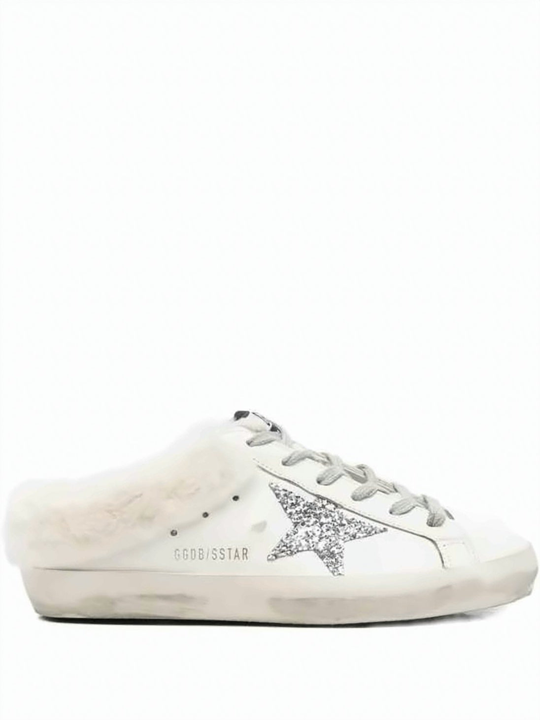 Low-Profile Sneakers with Glitter Star Accents