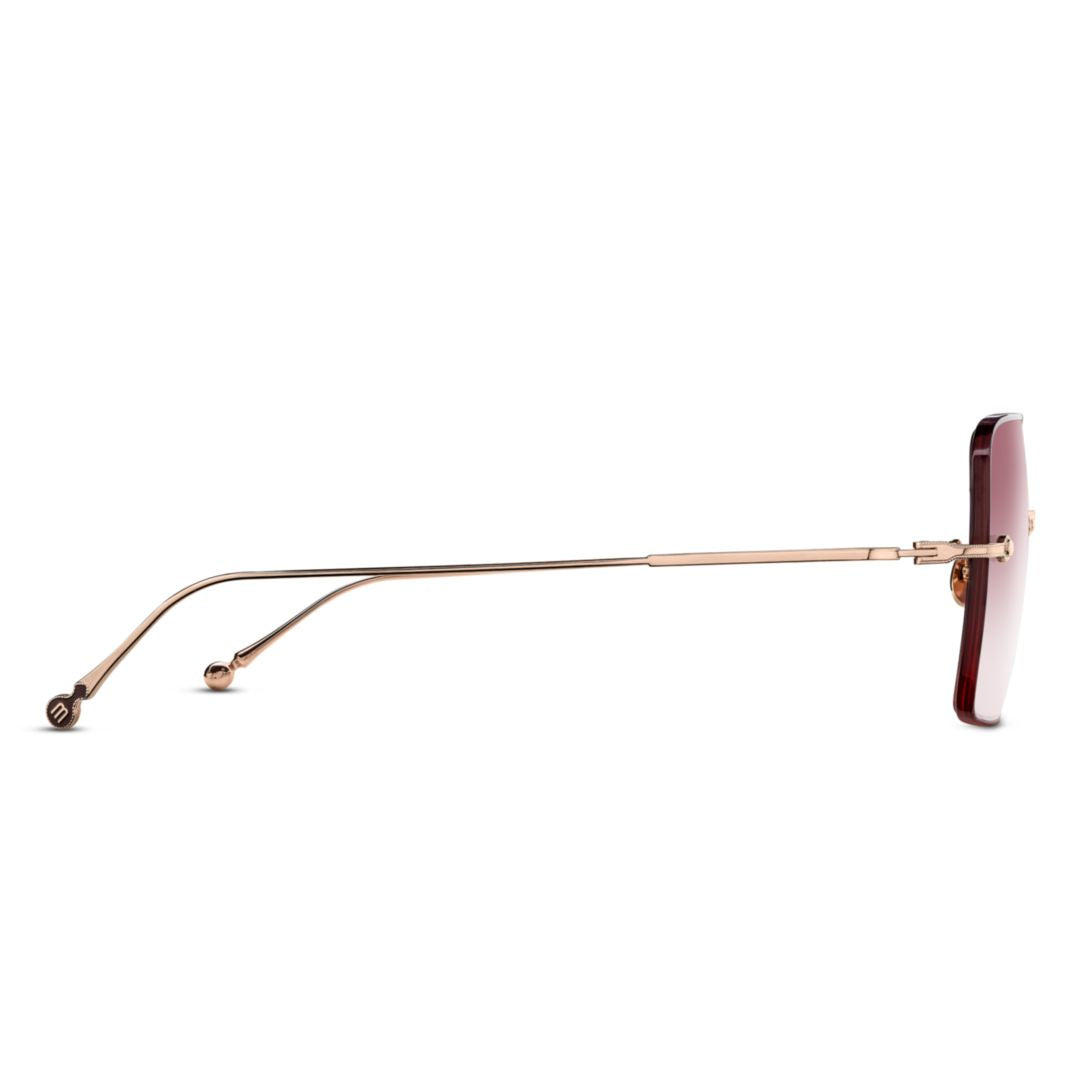 M5005.Sg Rimless Square Sunglasses with Gradient Tint