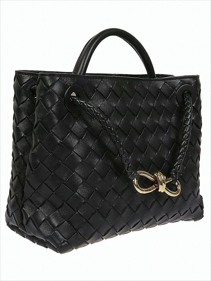 Woven Lambskin Tote Bag