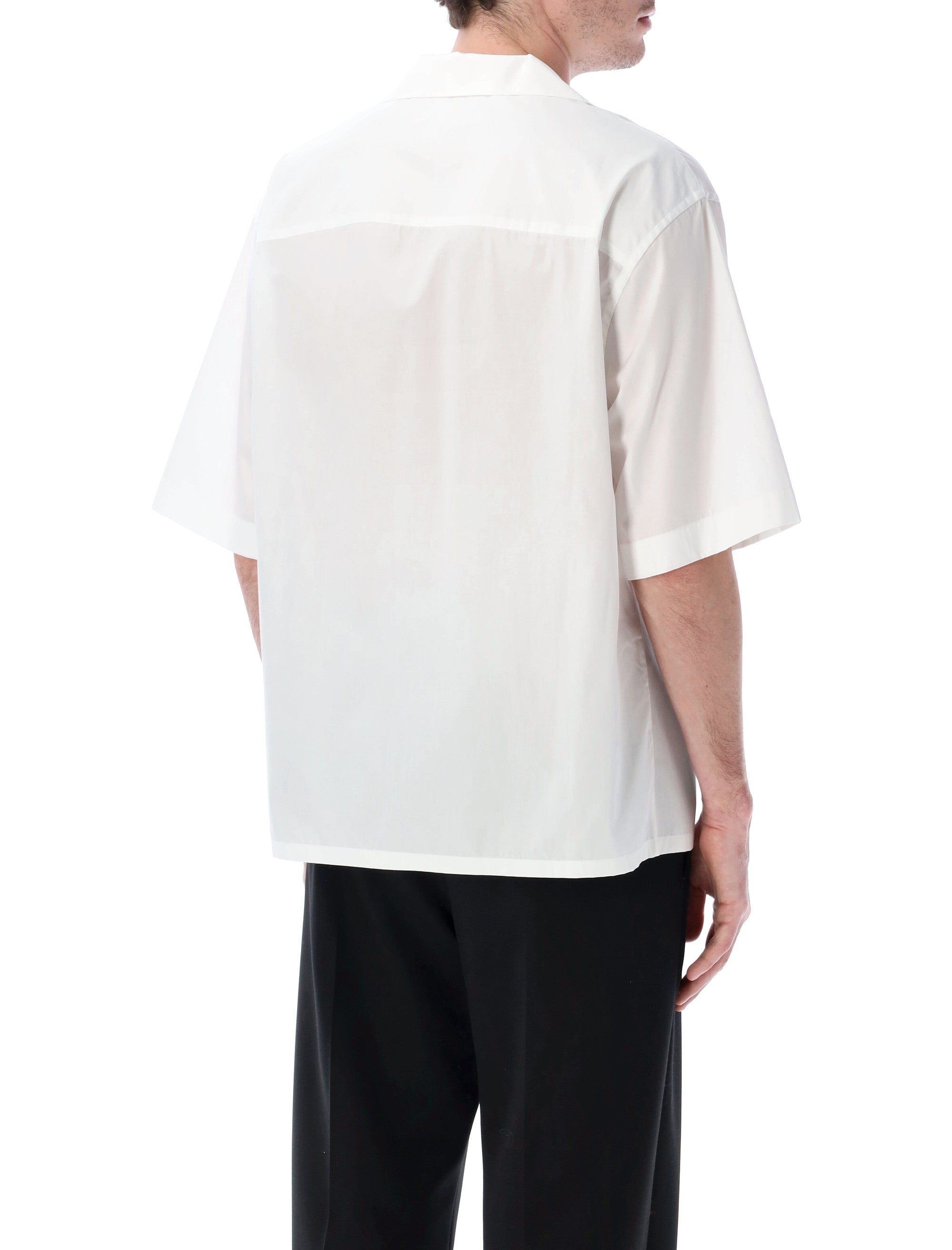 Double Organic Cotton Boxy Bowling Shirt