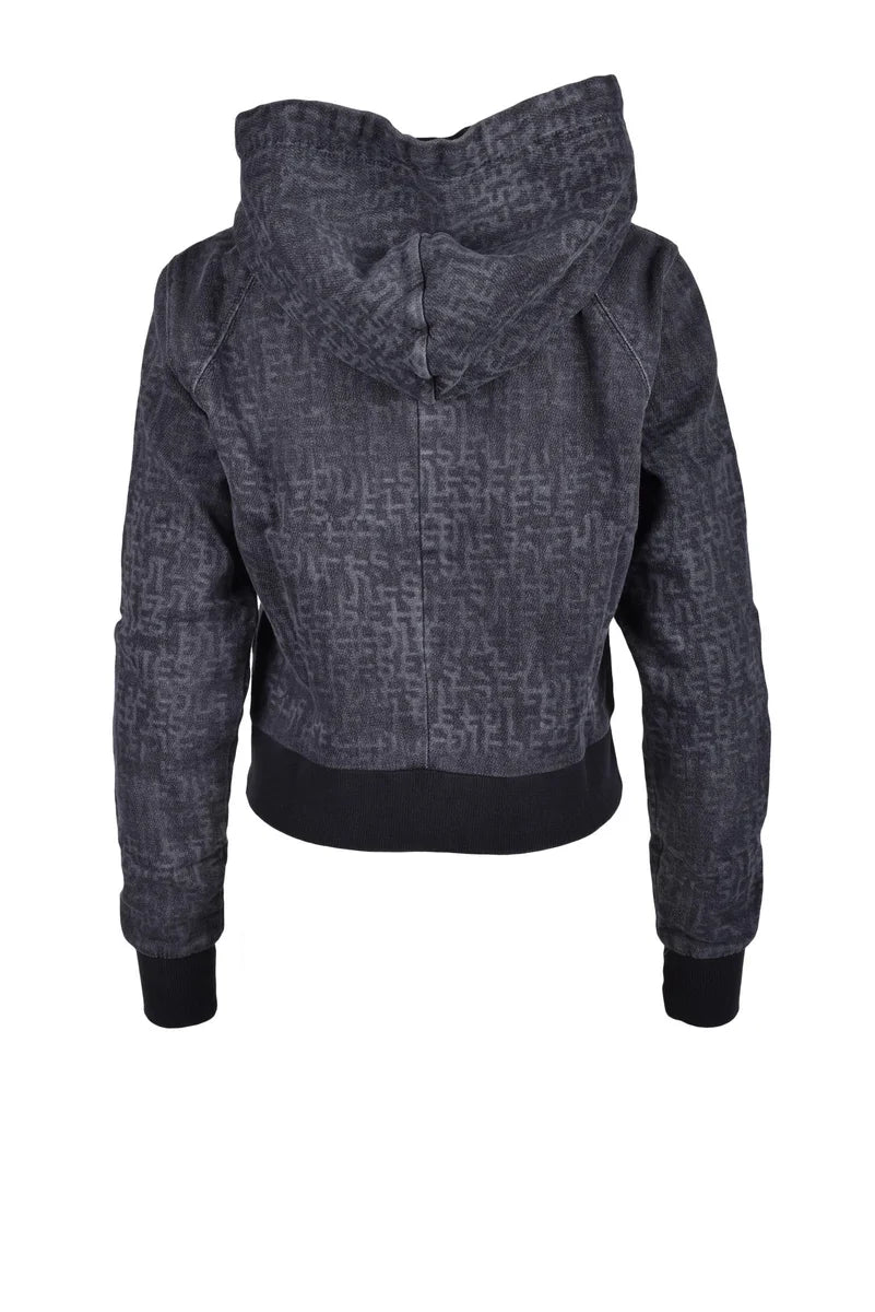 Cotton & Elastane Sweatshirt - Grey