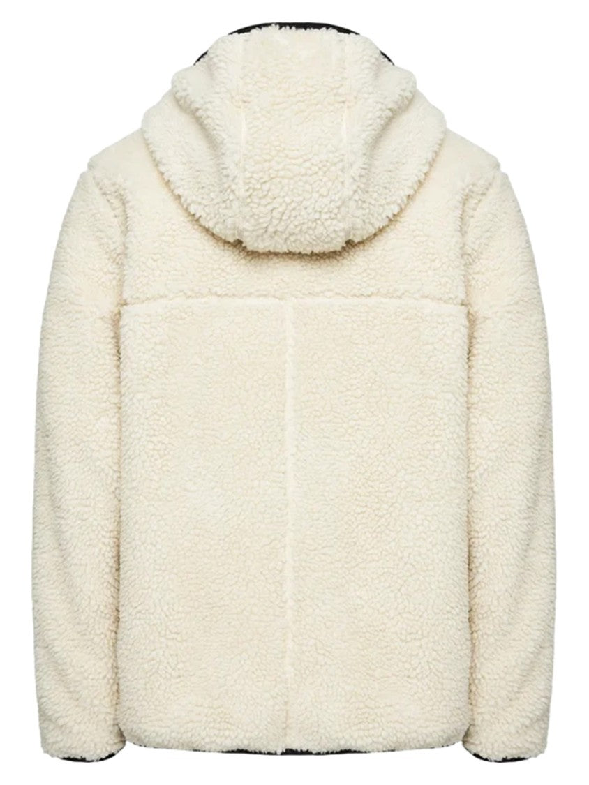 White Zip Jacket With Hood