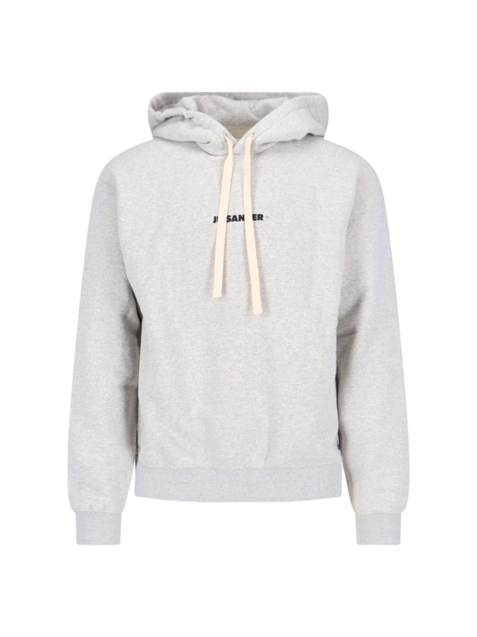 Bluza z kapturem z logo – szara