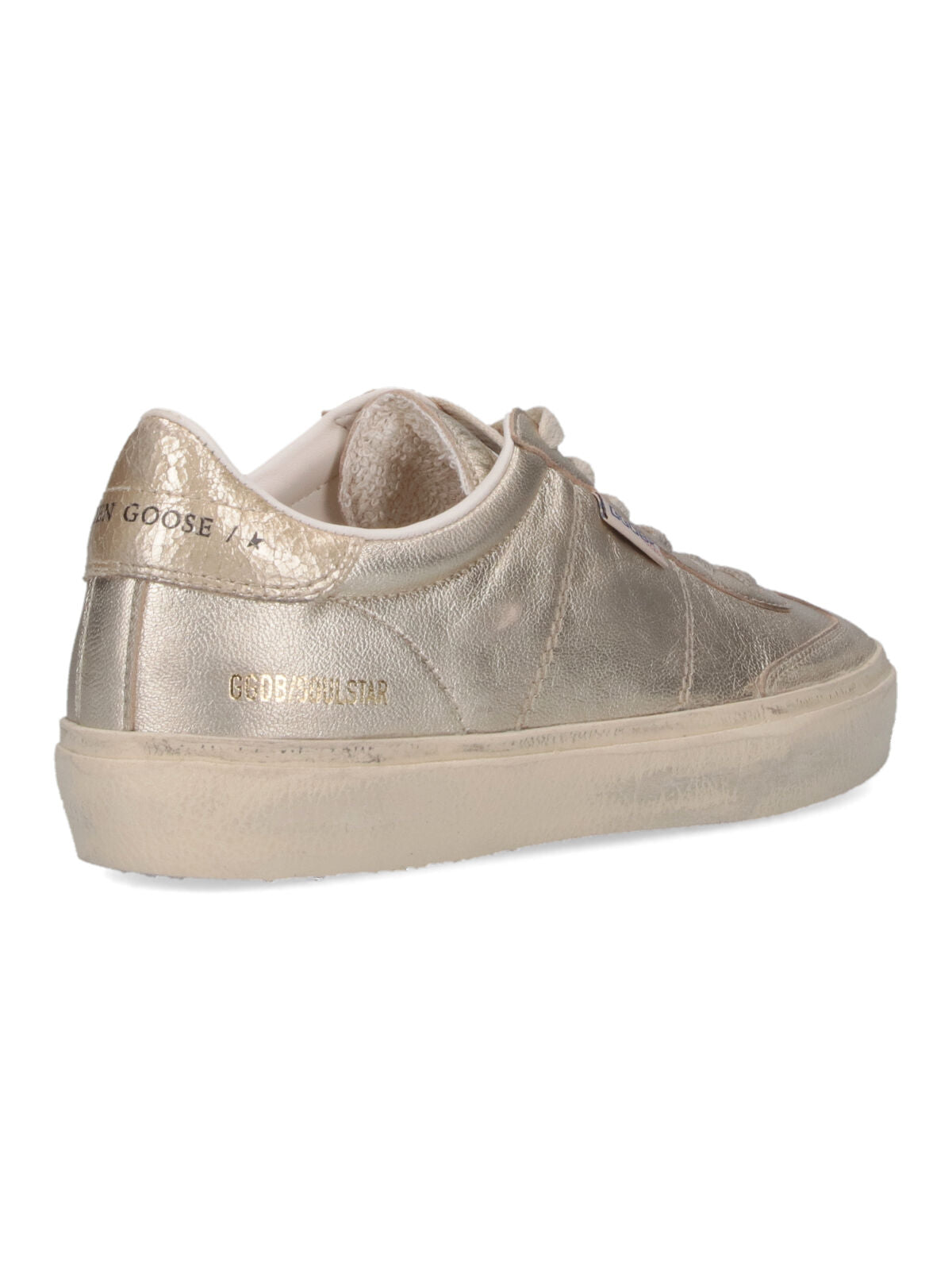 Silver Soul-Star Metallic Goat Leather Sneakers