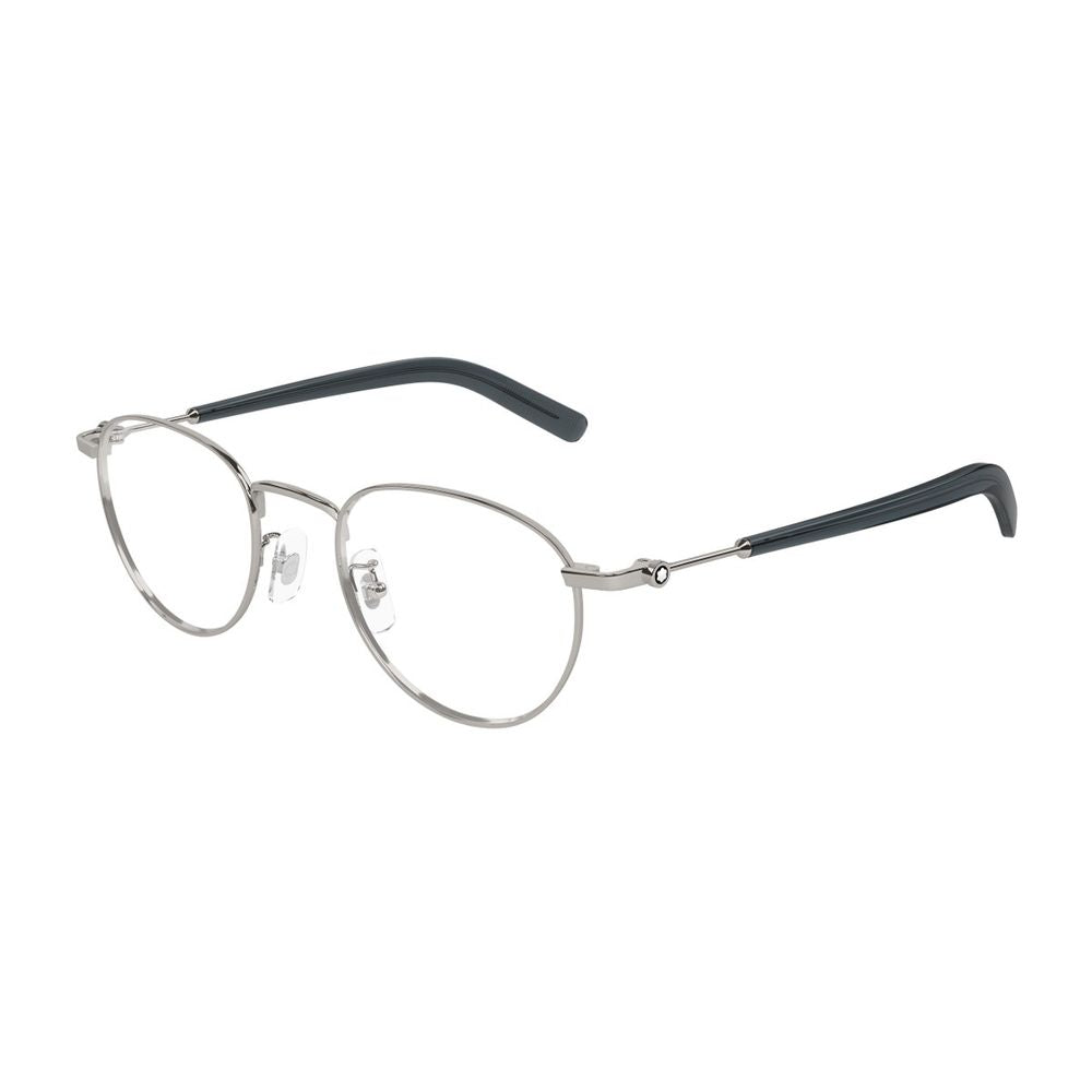 Mb0423O Linea Snowcap Srebrne Okulary Przeciwsłoneczne Montblanc o Kształcie Phantos