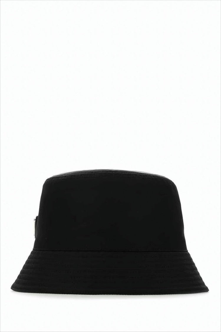 Minimalist Black Nylon Bucket Hat