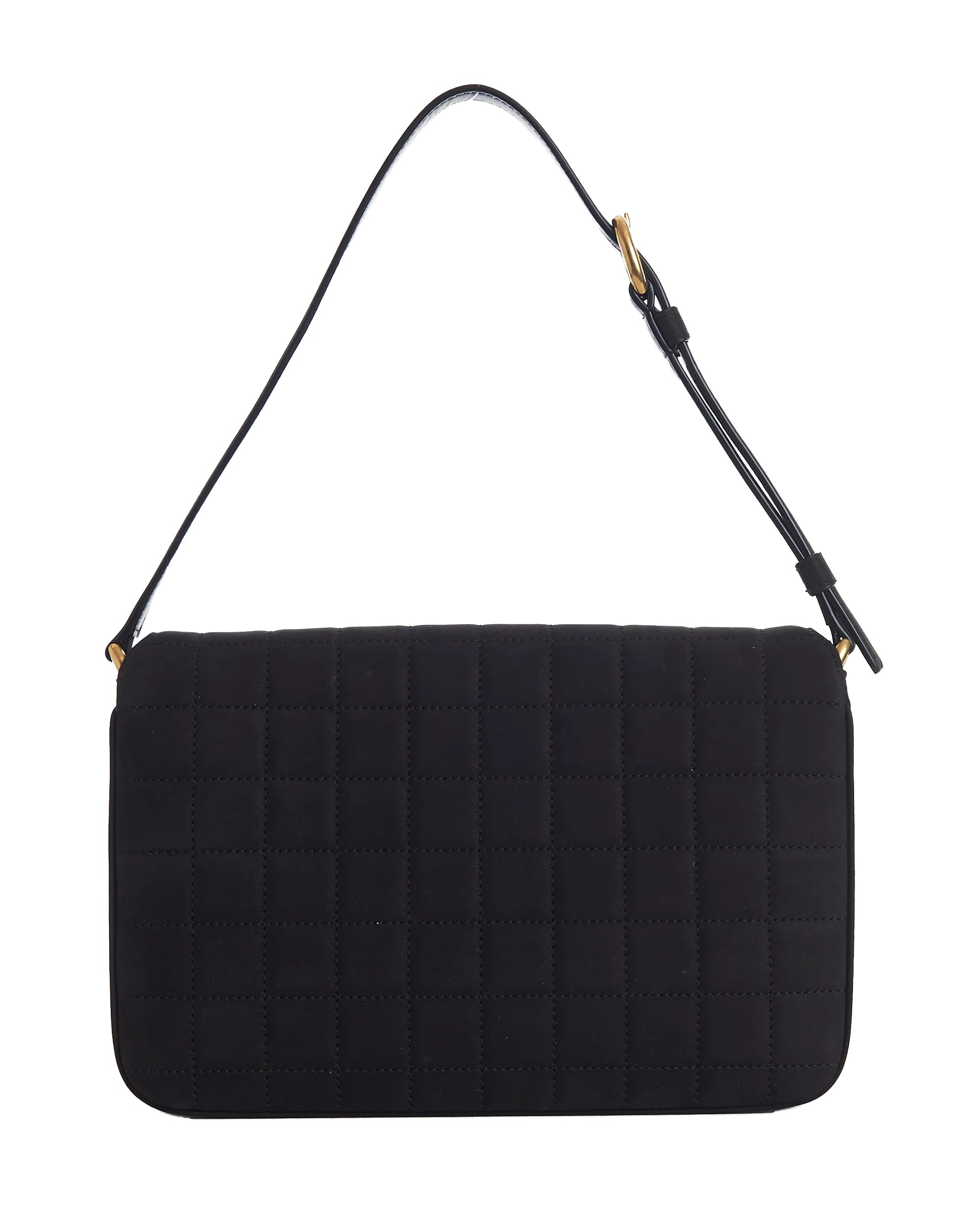 Rectangular Quilted Leather Shoulder Bag