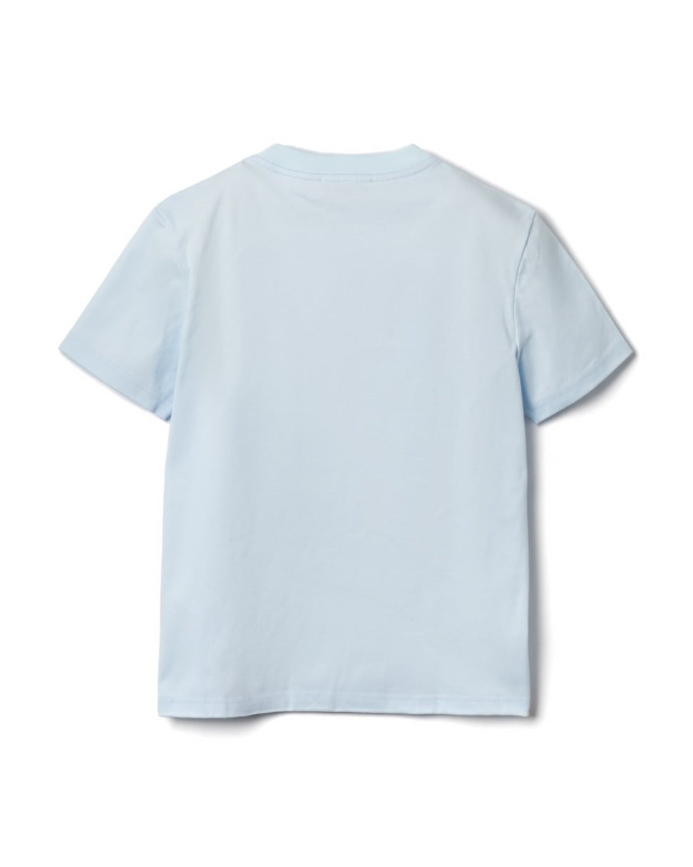 Light Blue Cotton T-Shirt