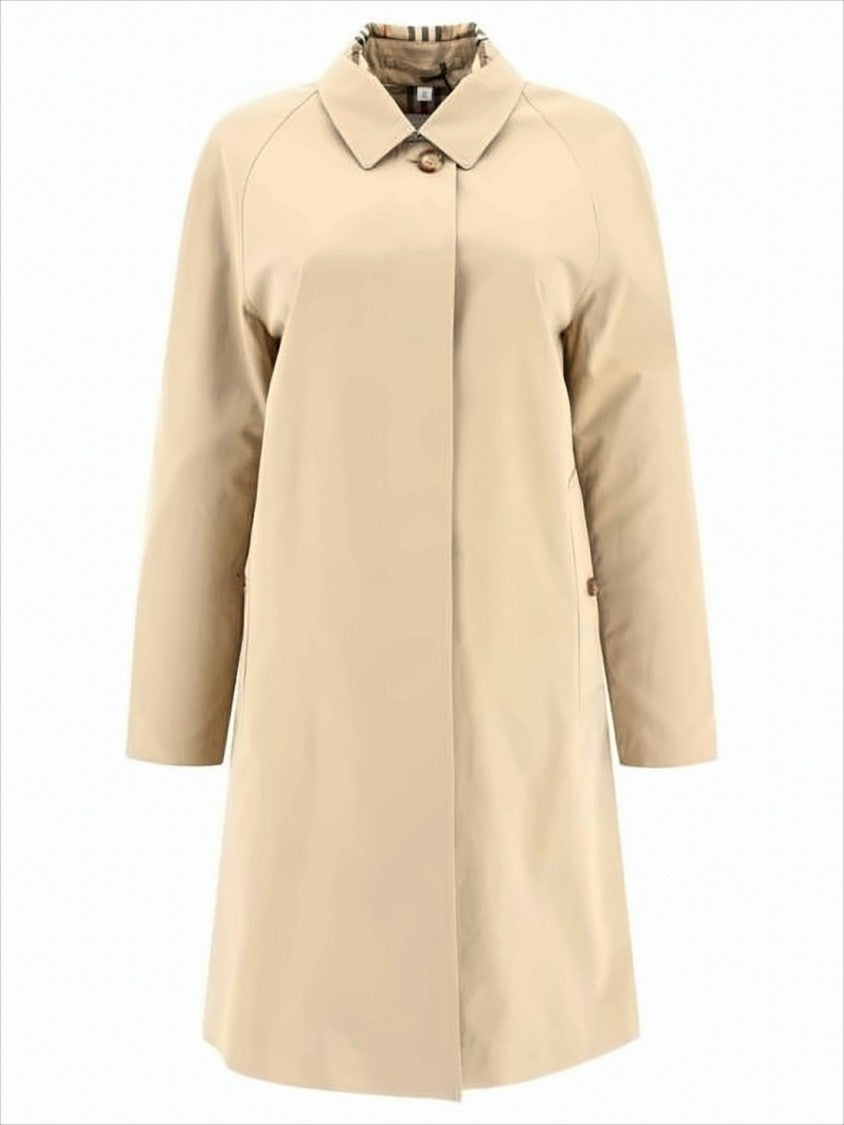 Minimalist Cotton Coat With Tailored Silhouette