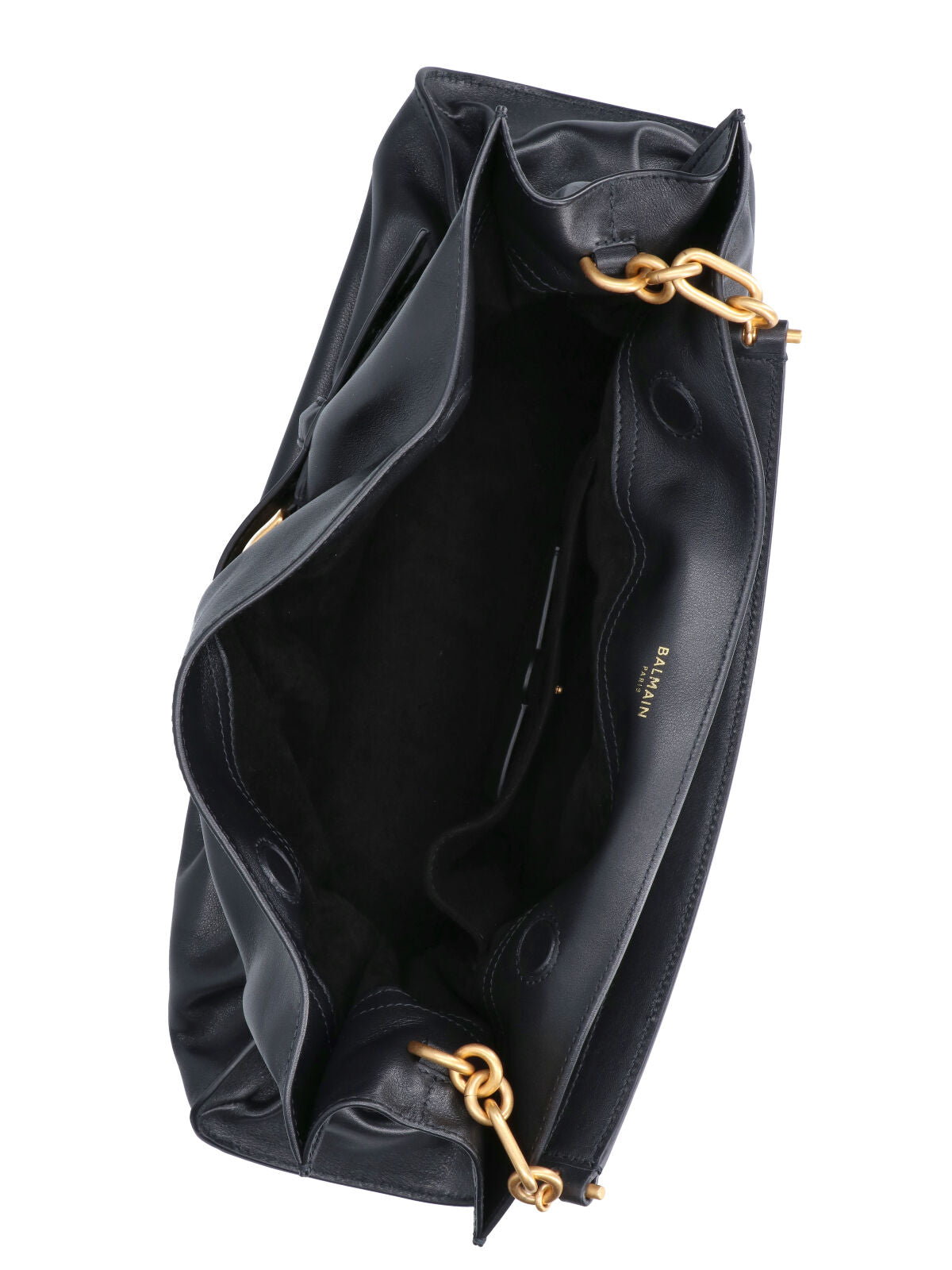 Black Anthem Medium Leather Shoulder Bag
