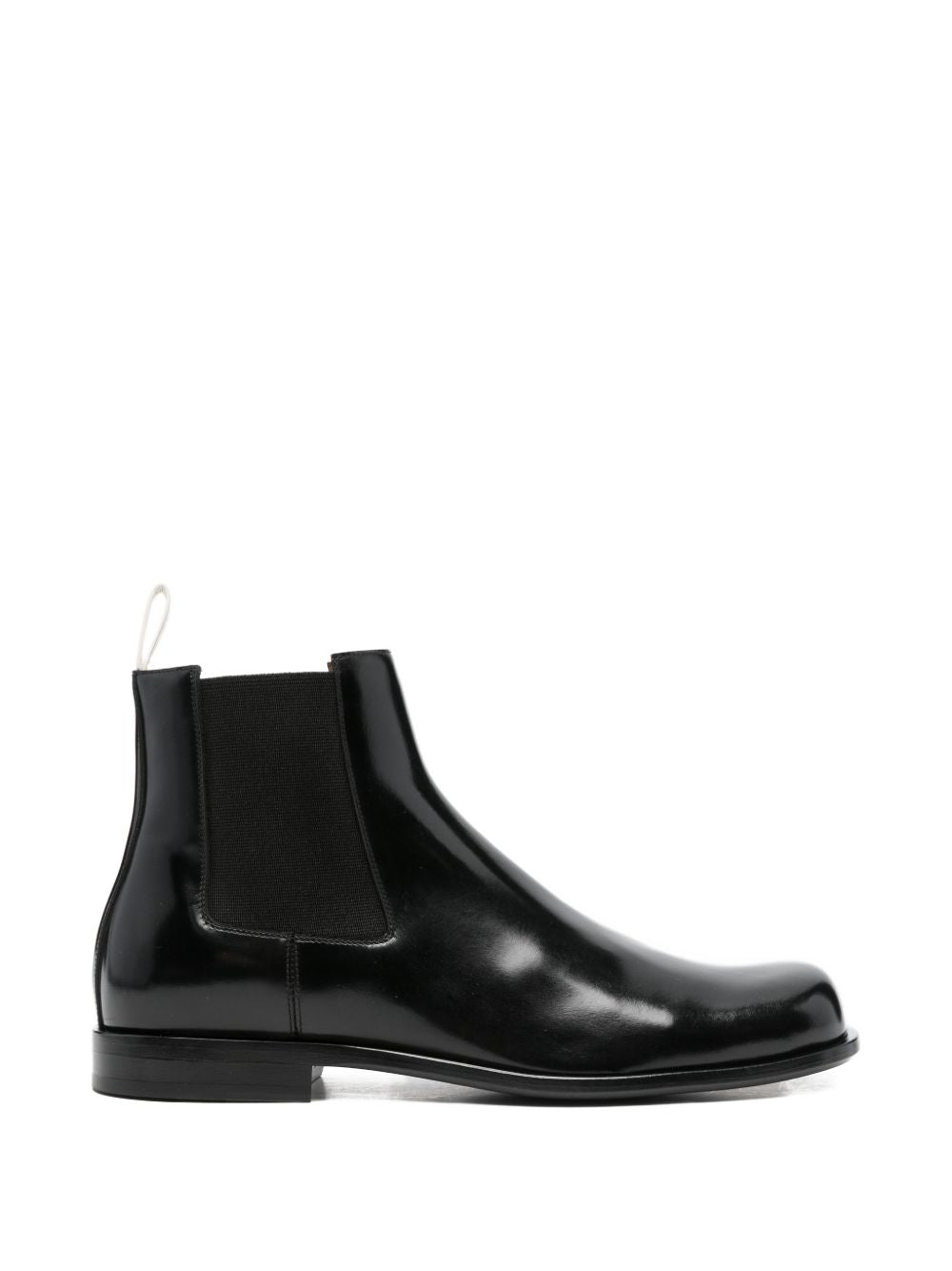 Black Square Toe Boots