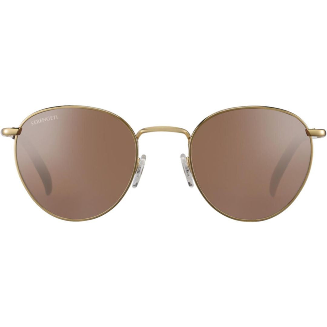 Hamel Round Frame Sunglasses with Double Bridge Design