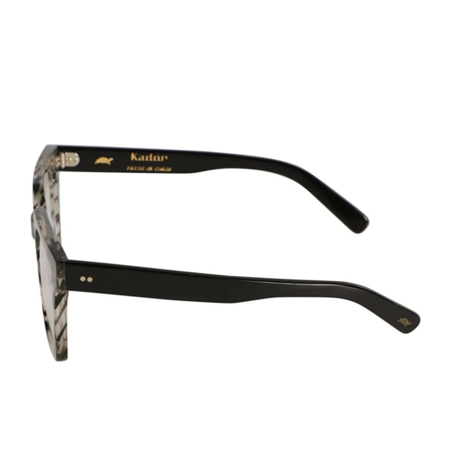 Maya Bold Square Frame Eyeglasses with Marbled Design