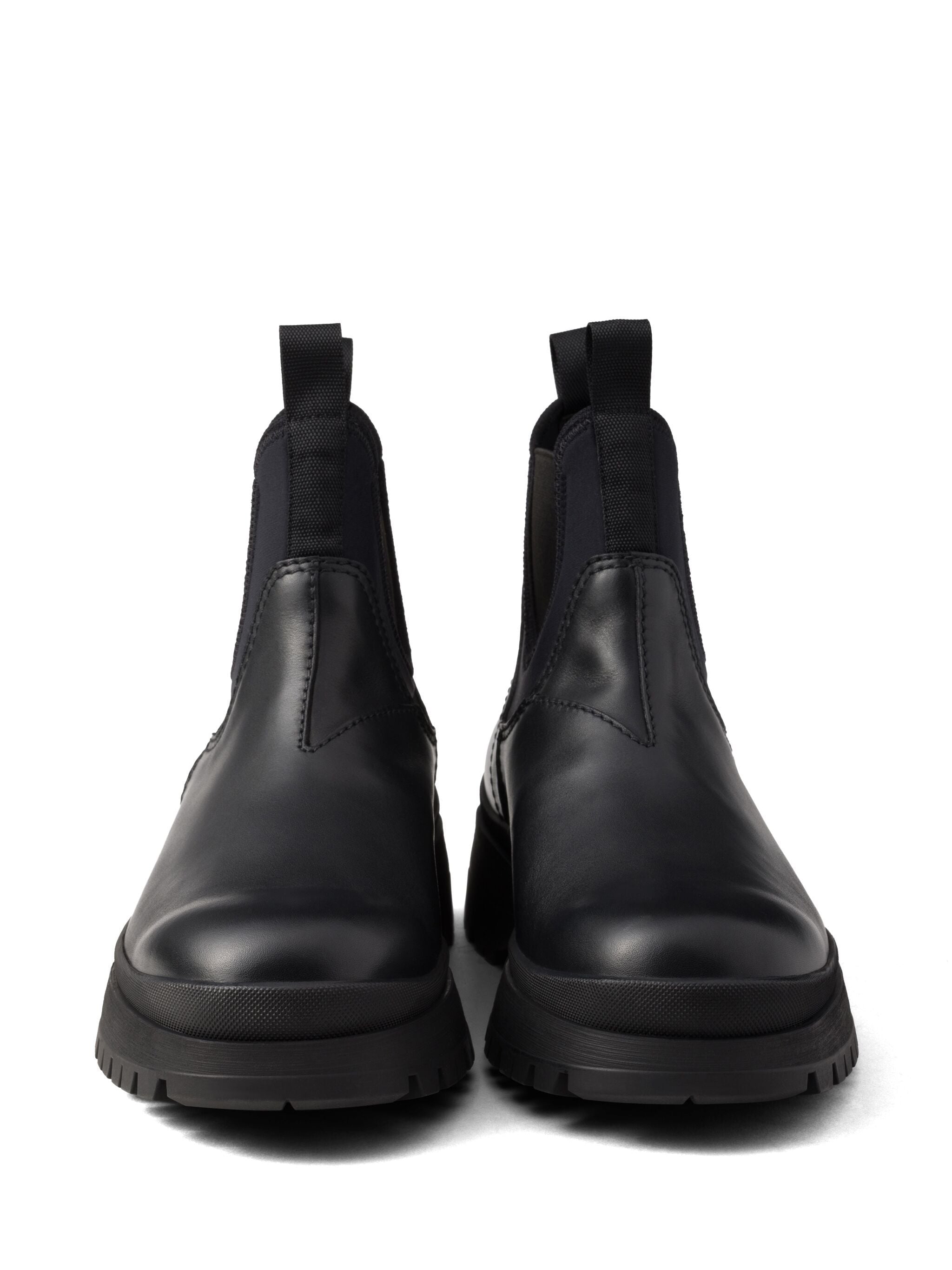 Black Brixxen Leather Chelsea Boots