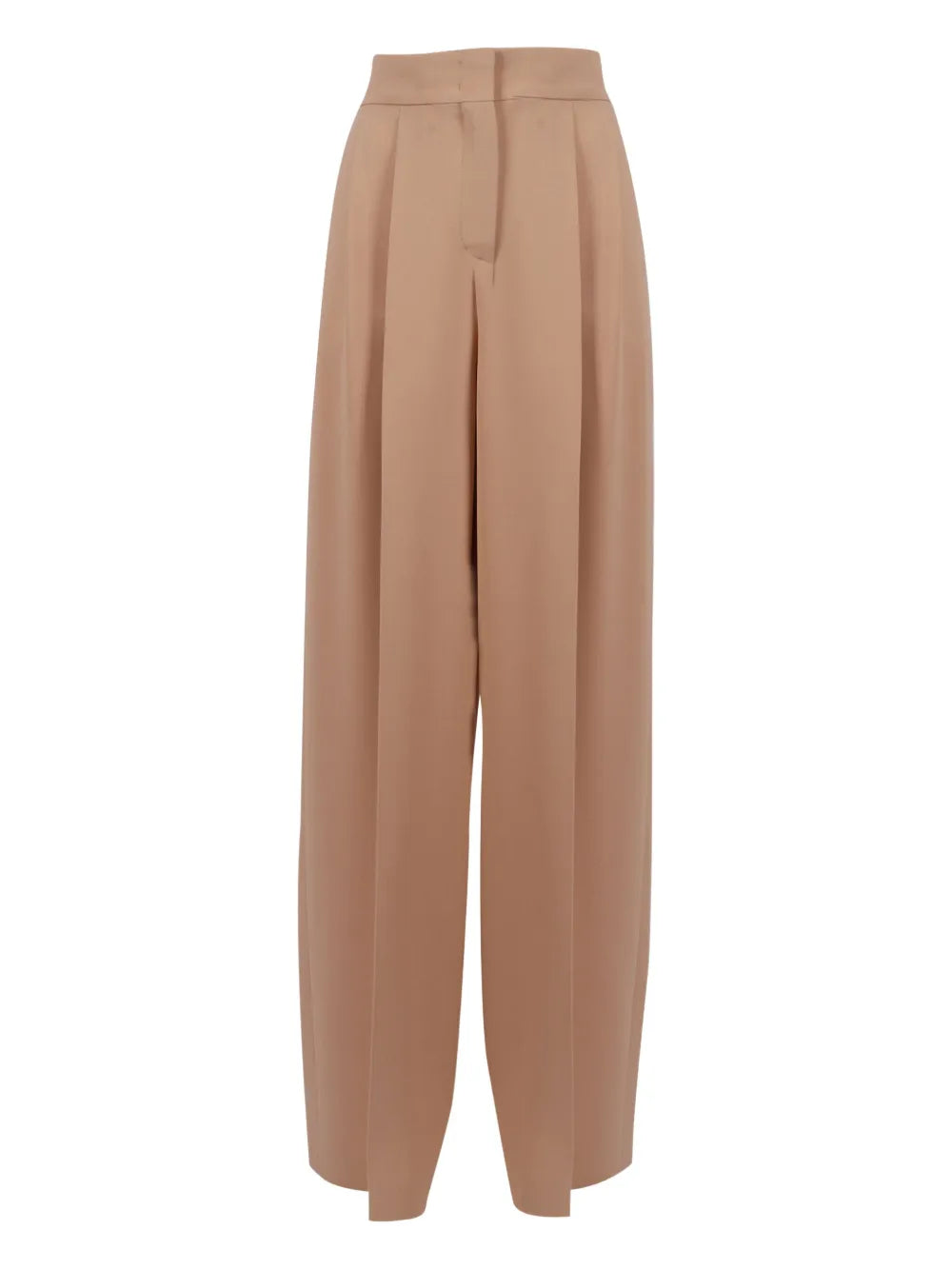 High-Waisted Tailored Pants with Straight Silhouette