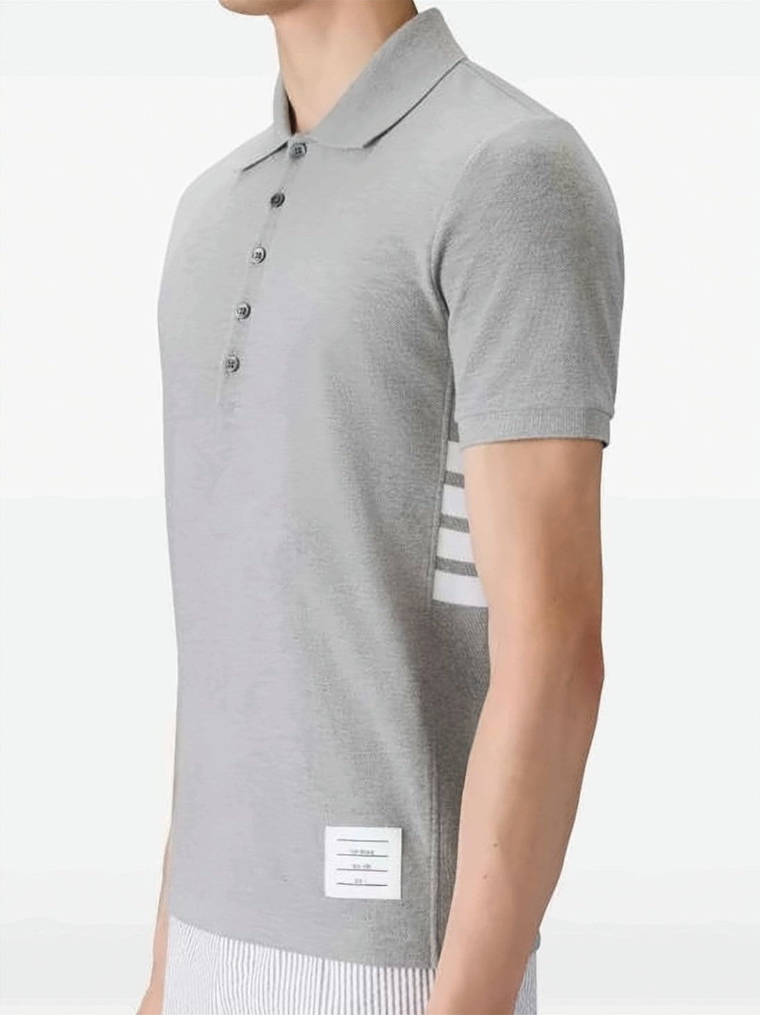 Thom Browne Classic Piqué Short-Sleeve Polo Shirt