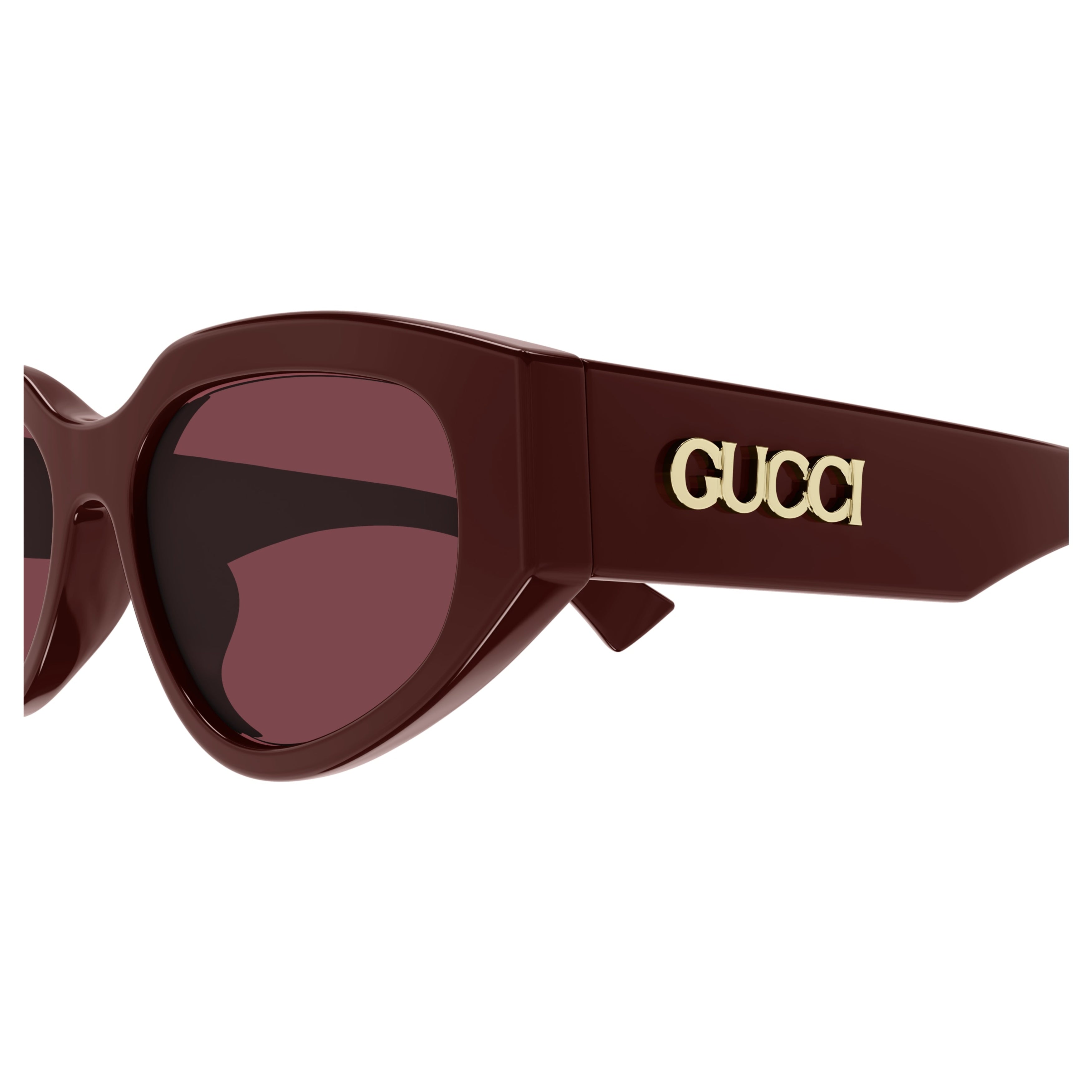 Gg1845sa Cat-Eye Sunglasses in Deep Burgundy