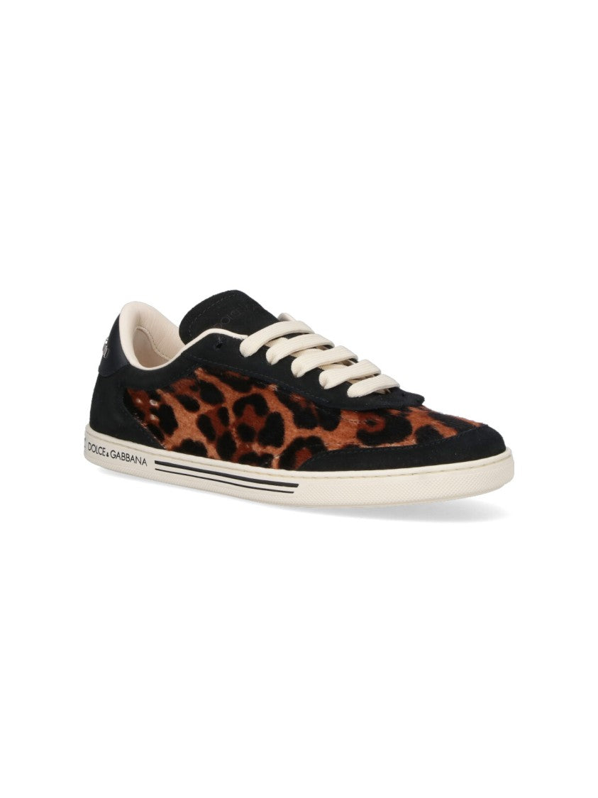 "Saint Tropez" Sneakers – Brown Leopard Print