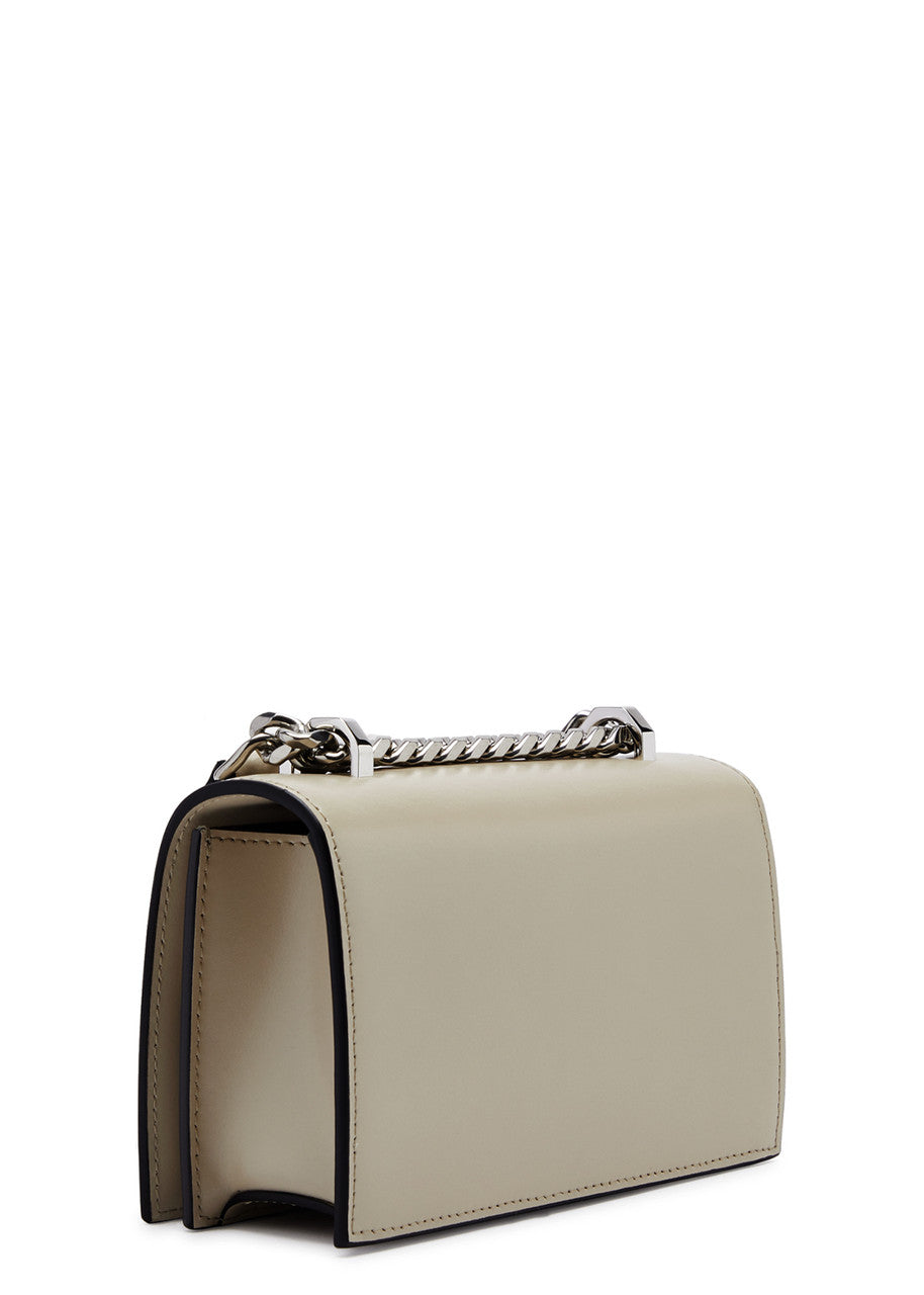Structured Bag with Distinctive Metallic Embellishment