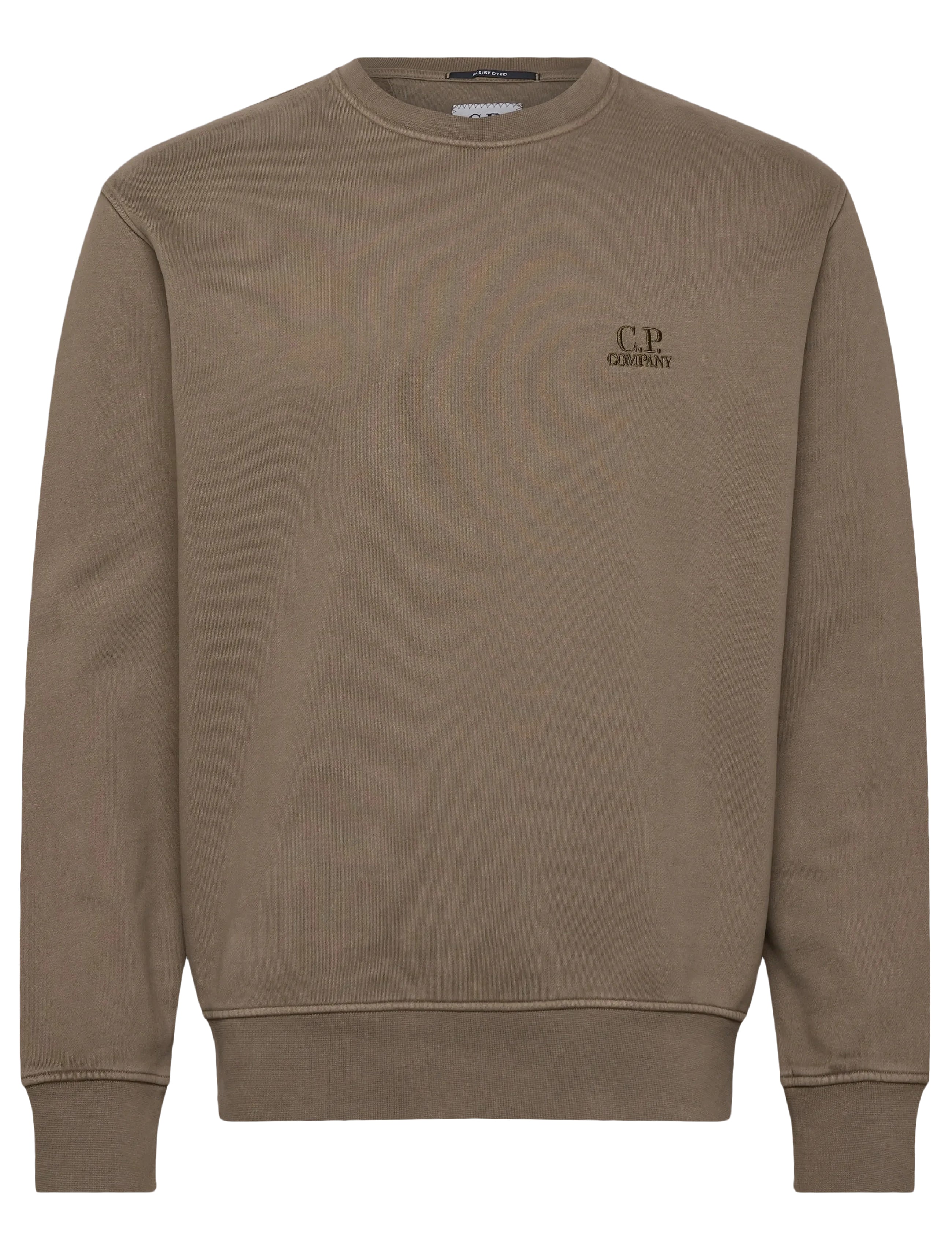 Long-Sleeve Relaxed Fit Crewneck Sweatshirt With Ribbed Details