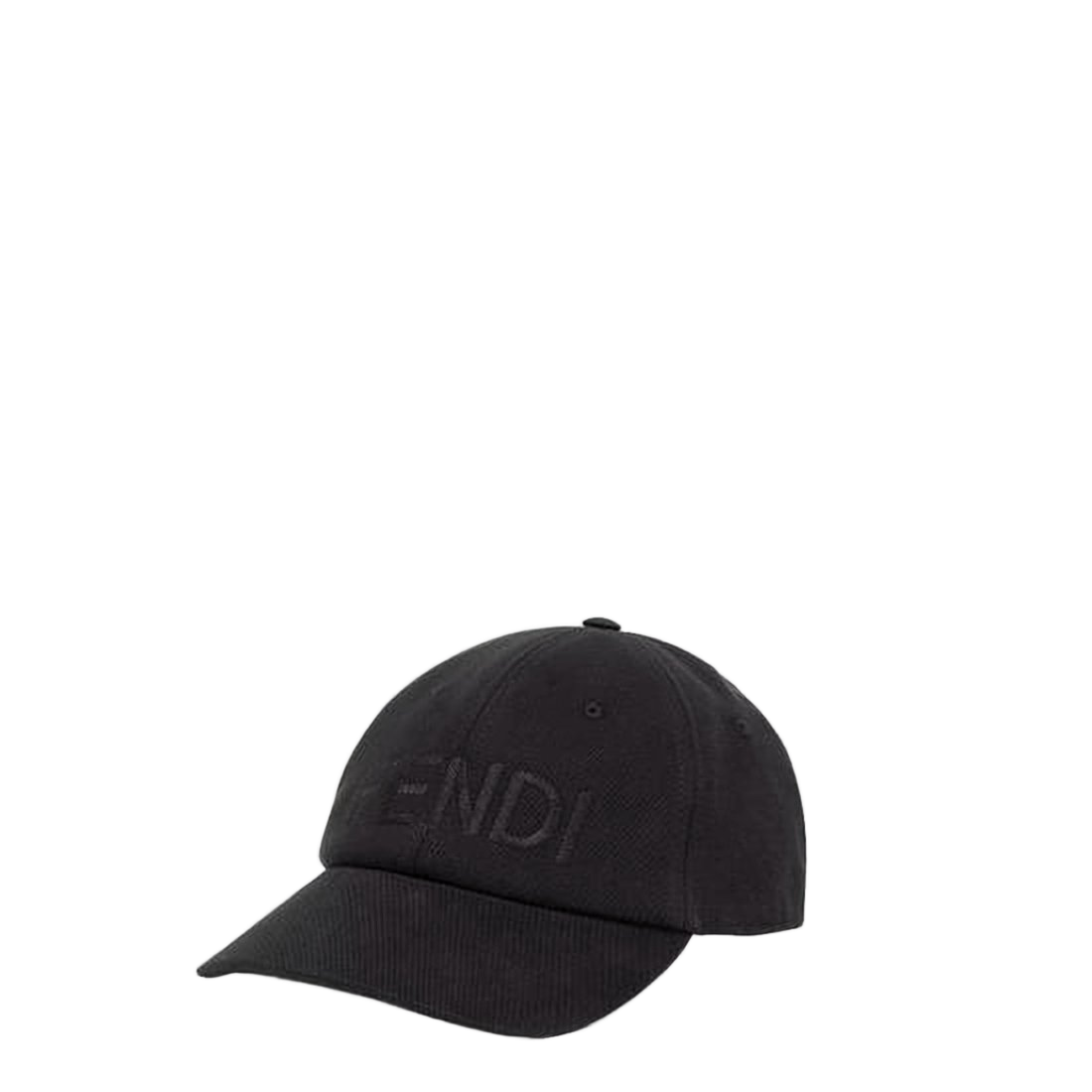 Curved Brim Black Baseball Cap