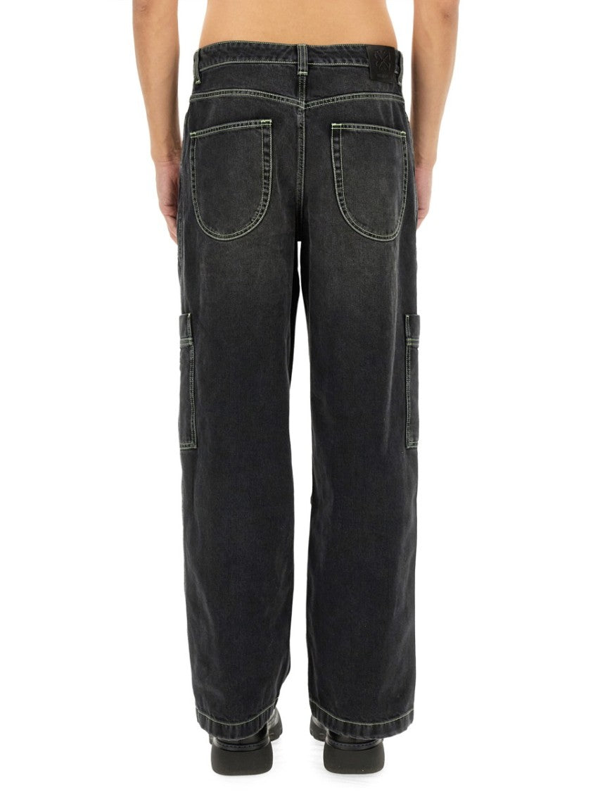 Relaxed Fit Cargo Jeans