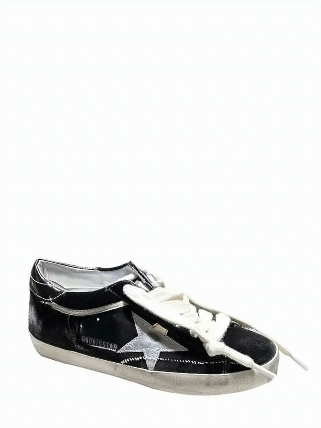 Low-Top Sneakers With Distressed Finish