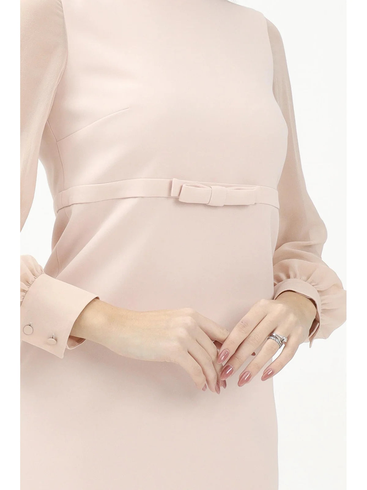 Old Rose Ritmo Triacetate Polyester Dress