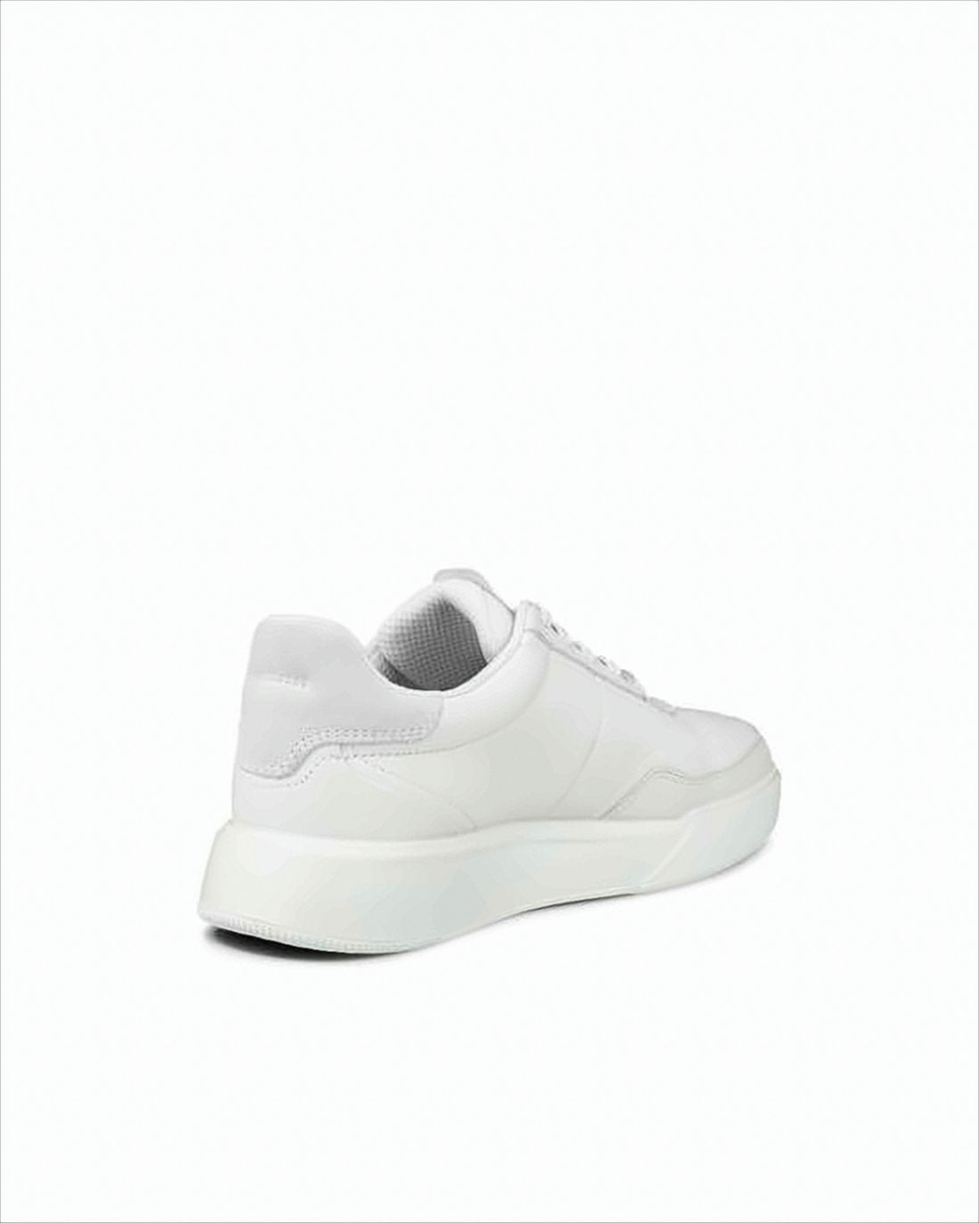 Minimalist White Sneakers with Perforated Detailing