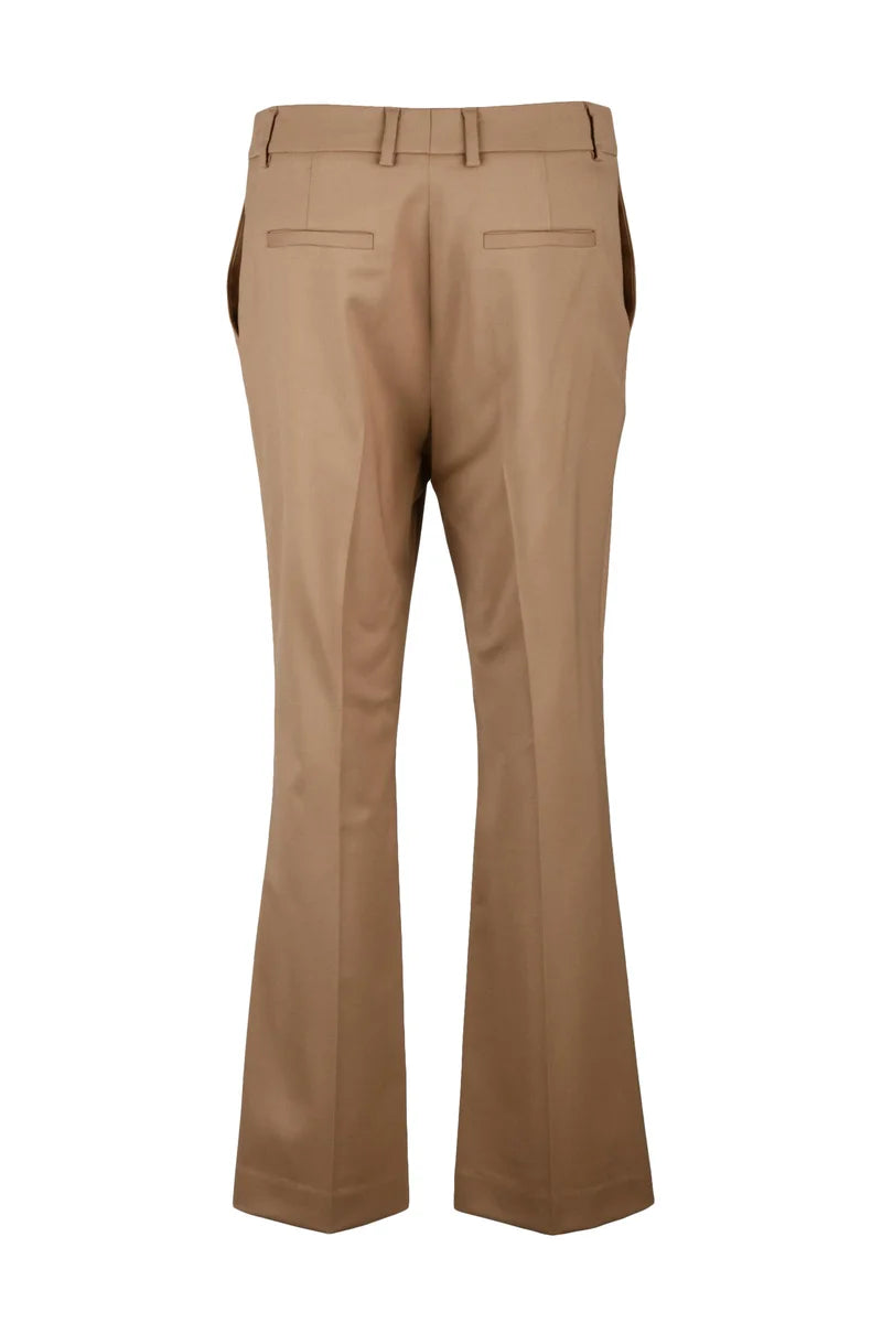 Straight Leg Pants Virgin Wool - Beige