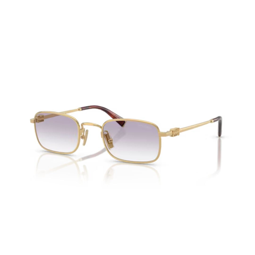 0mu A53s Rectangular Gold Metal Sunglasses