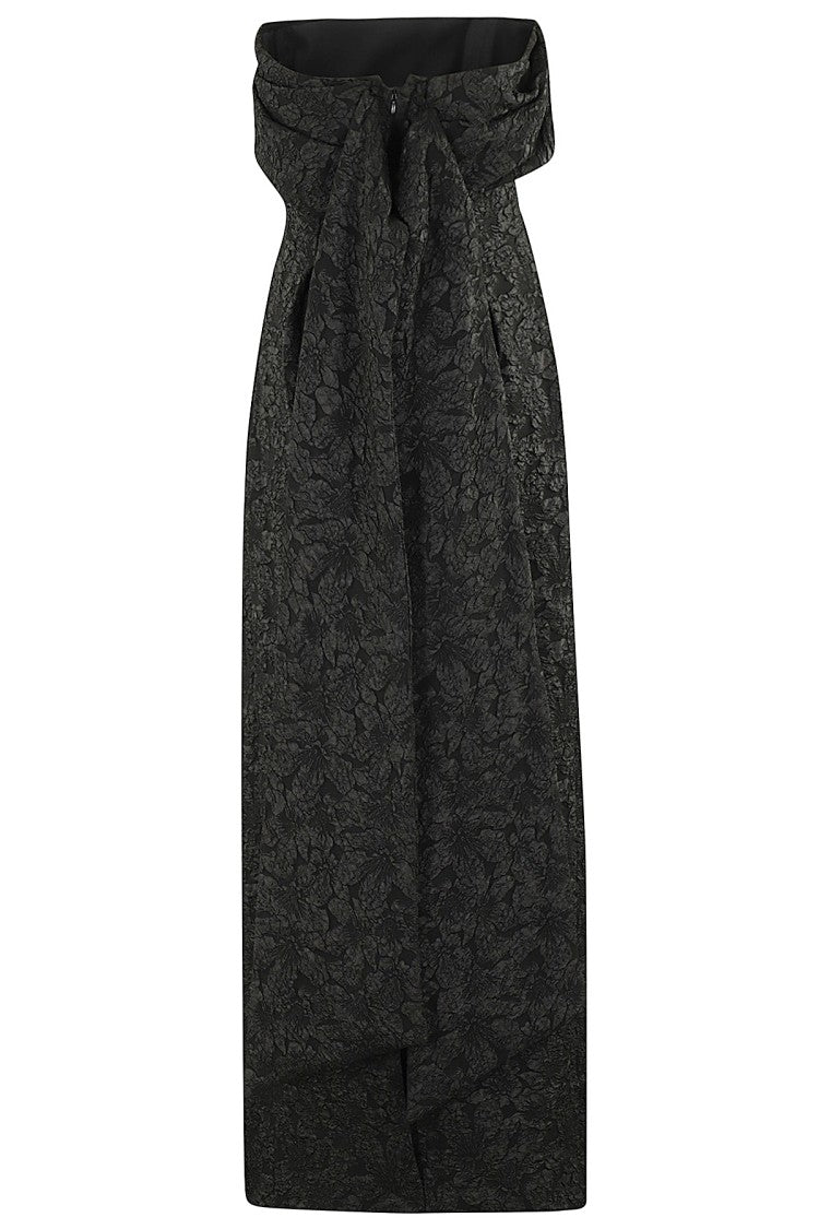 Ariana Sl Draped Gown Dress