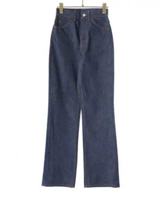 Straight-Leg Denim Trousers With Five-Pocket Styling