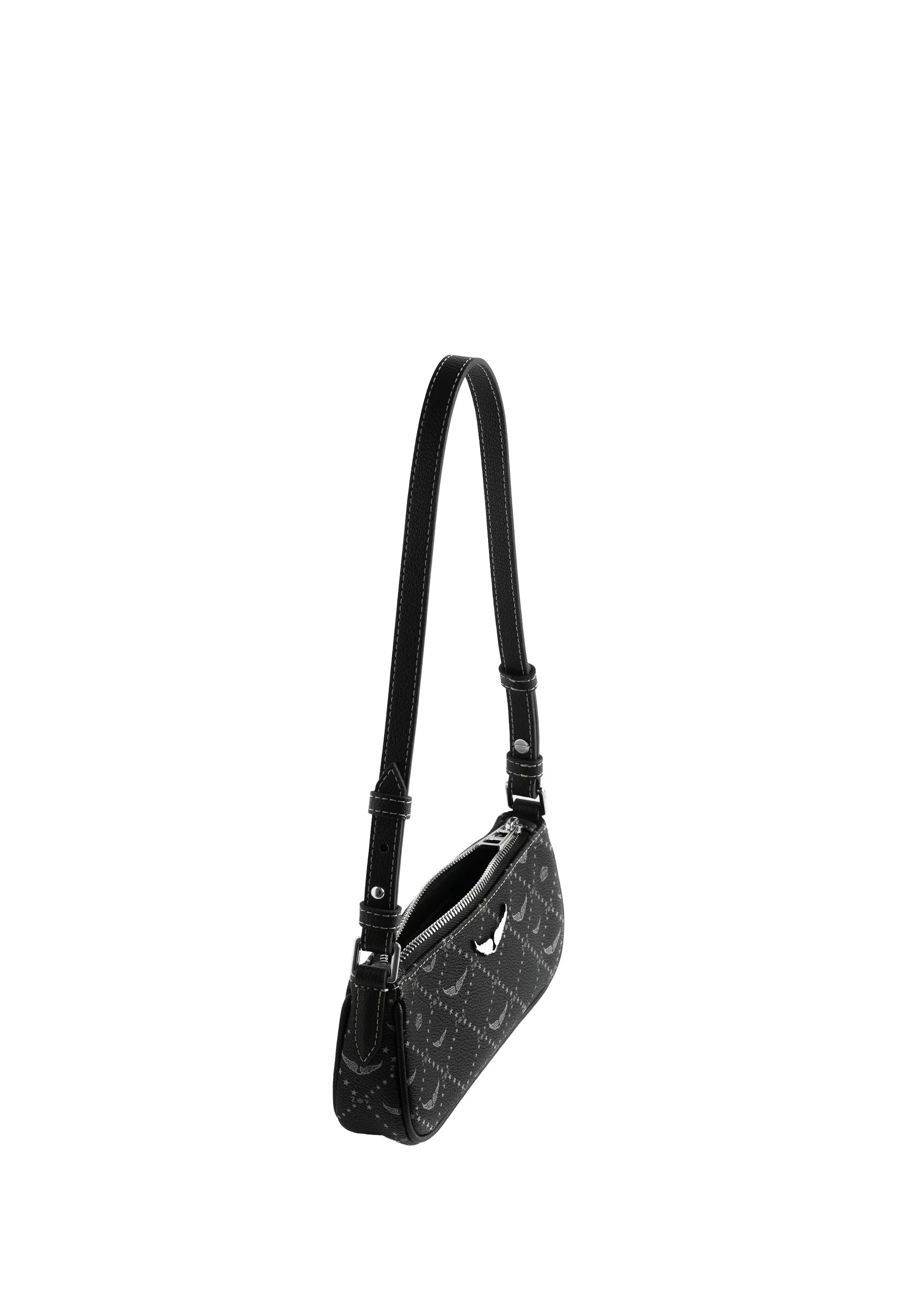 Rectangular Shoulder Bag with Adjustable Strap