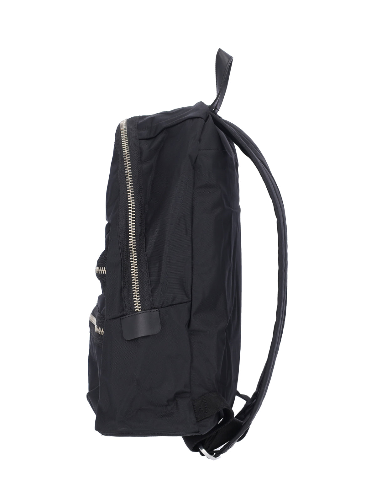 Black The Biker Nylon Backpack