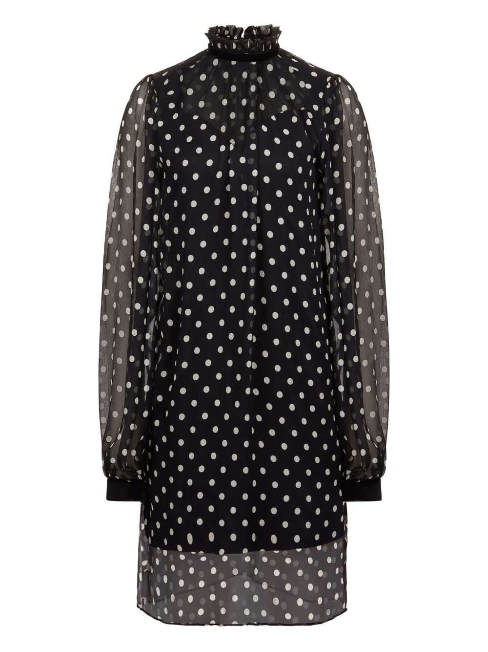 High Neck Mini Dress