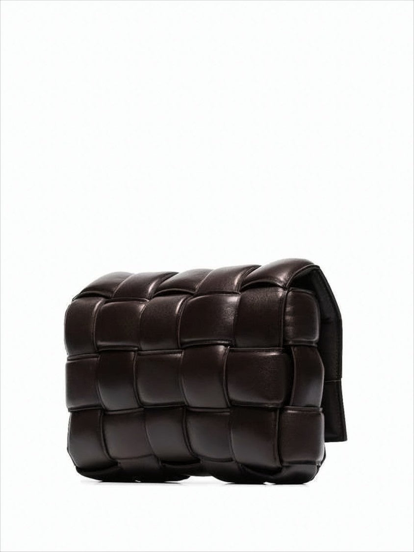 Padded Woven Shoulder Bag