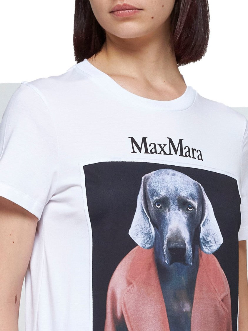 Graphic Print T-shirt with Classic Crew Neckline
