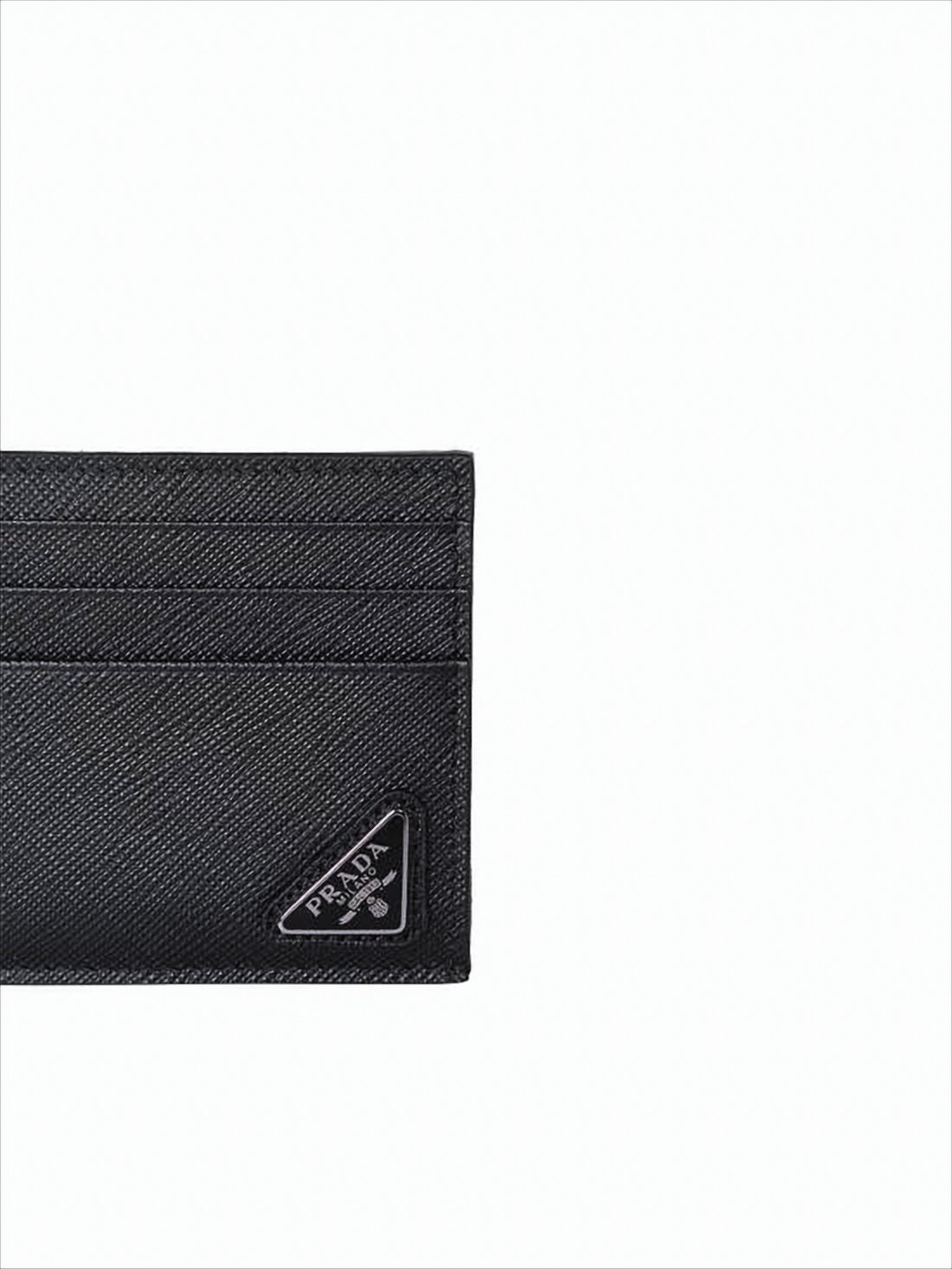 Textured Black Card Wallet