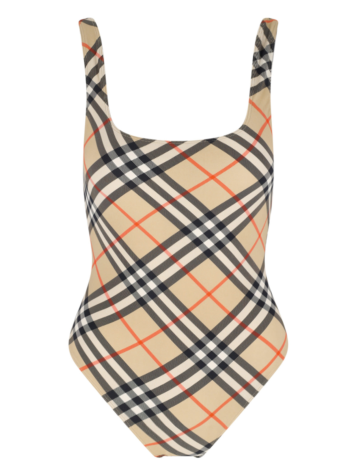"Check" One-Piece Swimsuit