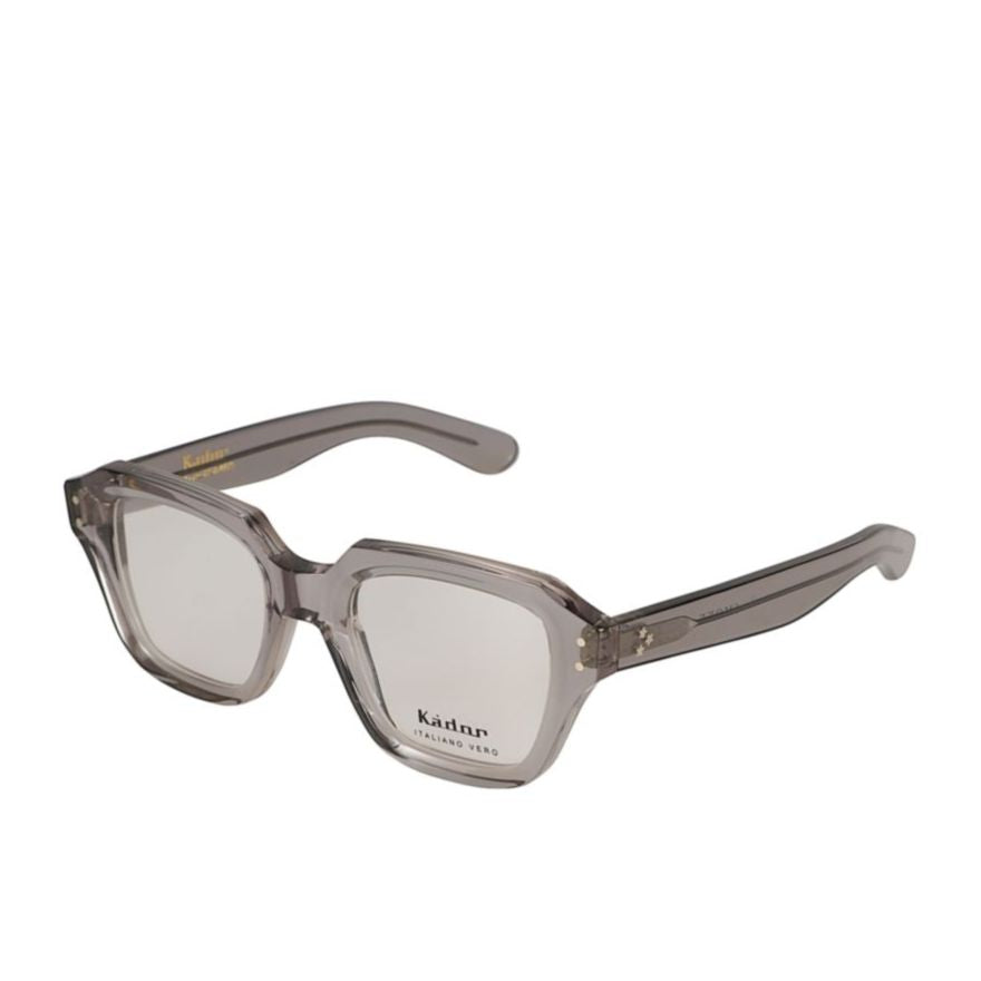 Smoke Translucent Smoky Gray Square Frame Eyeglasses