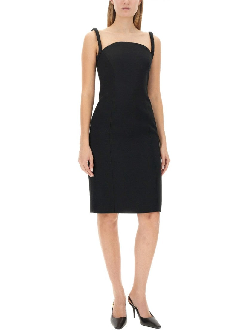 Rolled Midi Dress