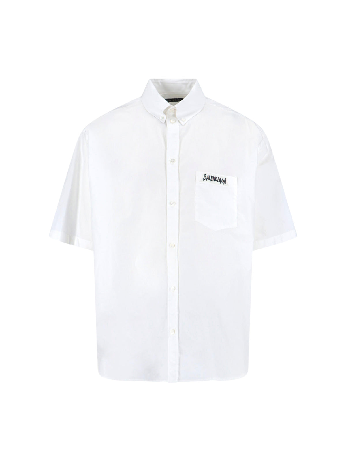 "Masking Tape" Shirt – White