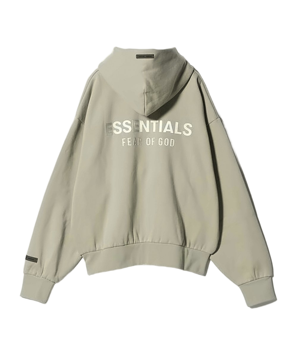 Relaxed Fit Zip-Up Hoodie with Graphic Print