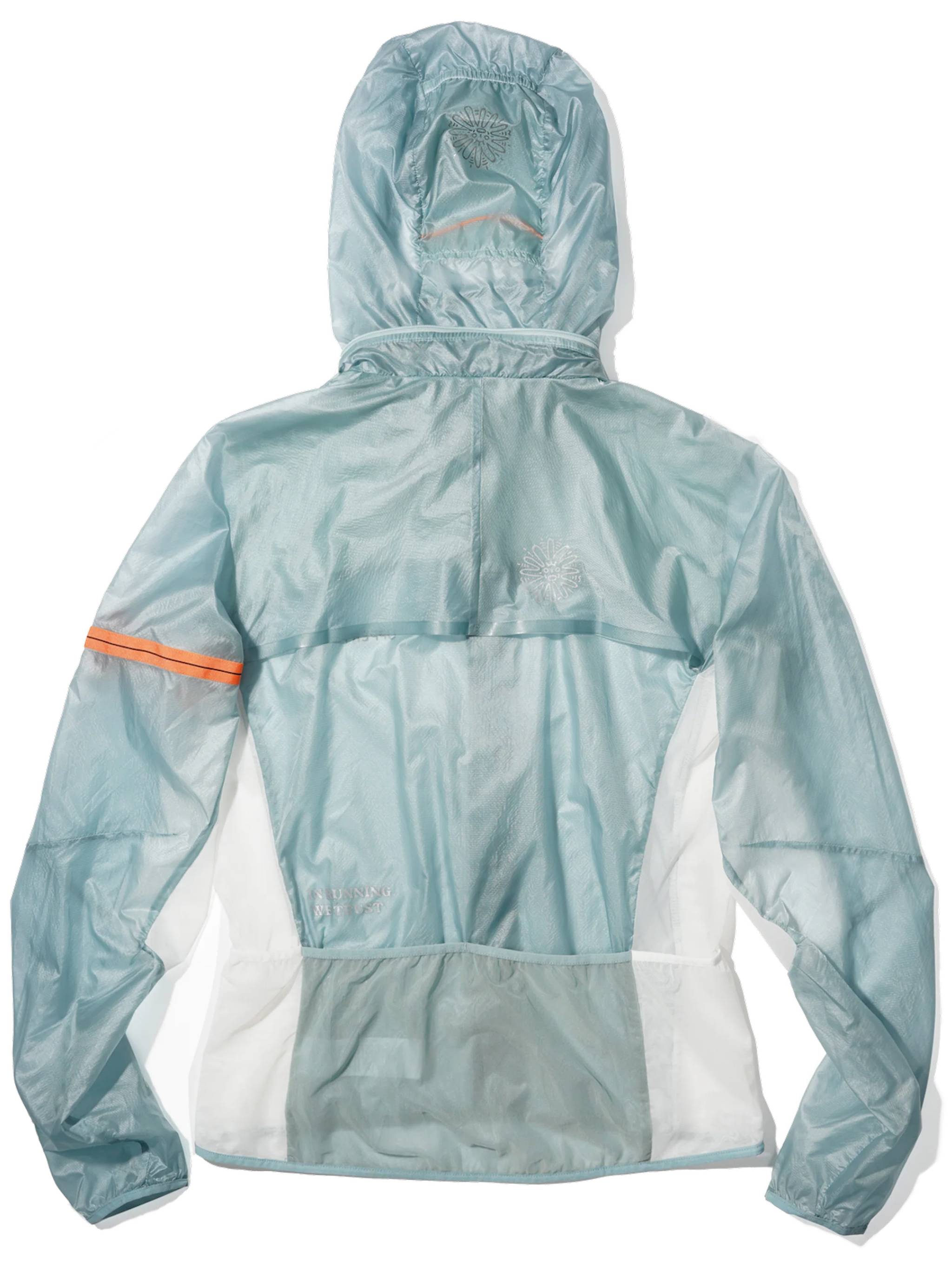 Pale Blue Aegis+ Translucent Windbreaker Jacket