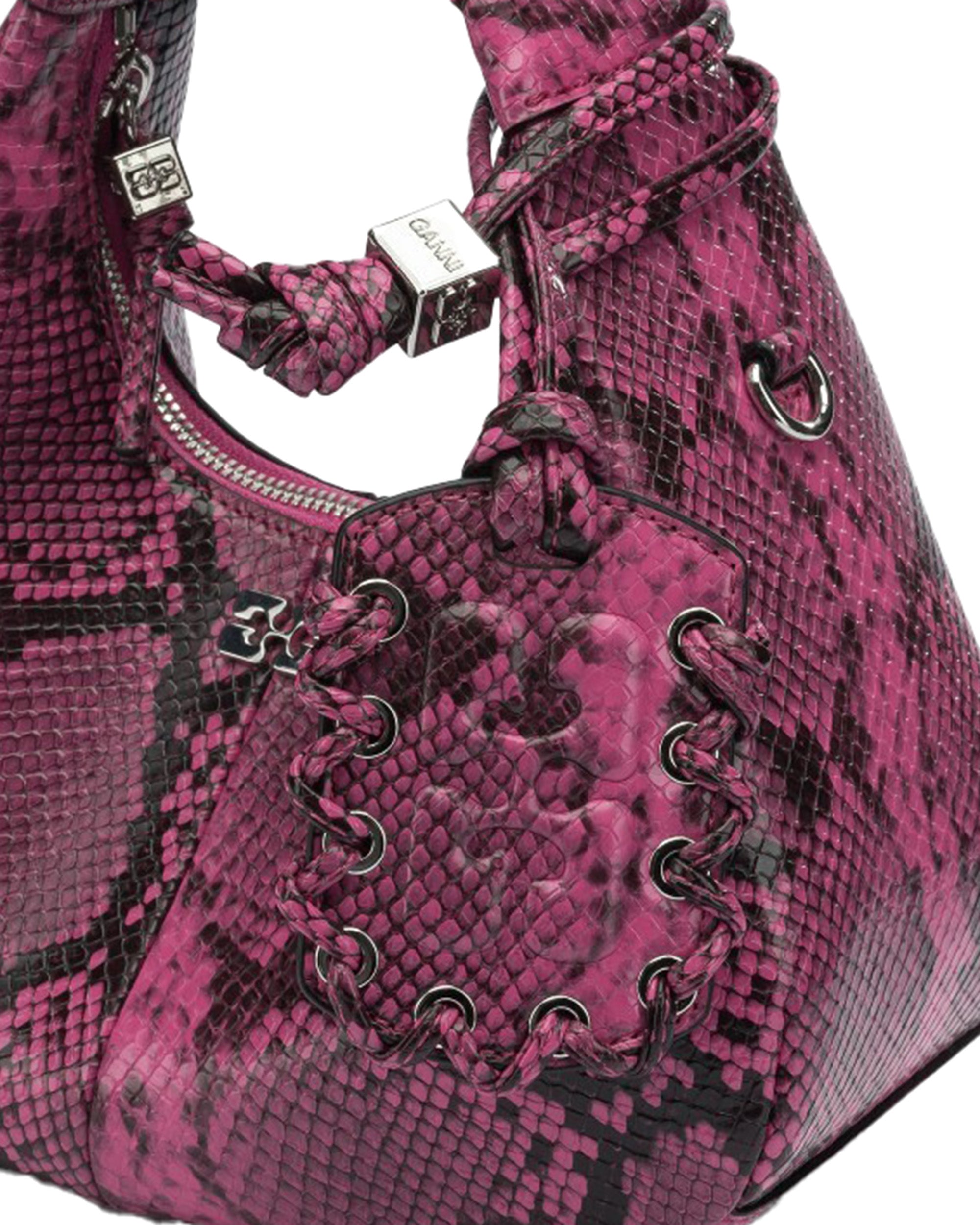 Snake Pink Mini Hobo