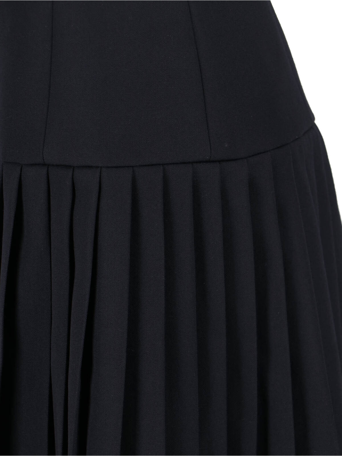 Mini Wool Dress – Black