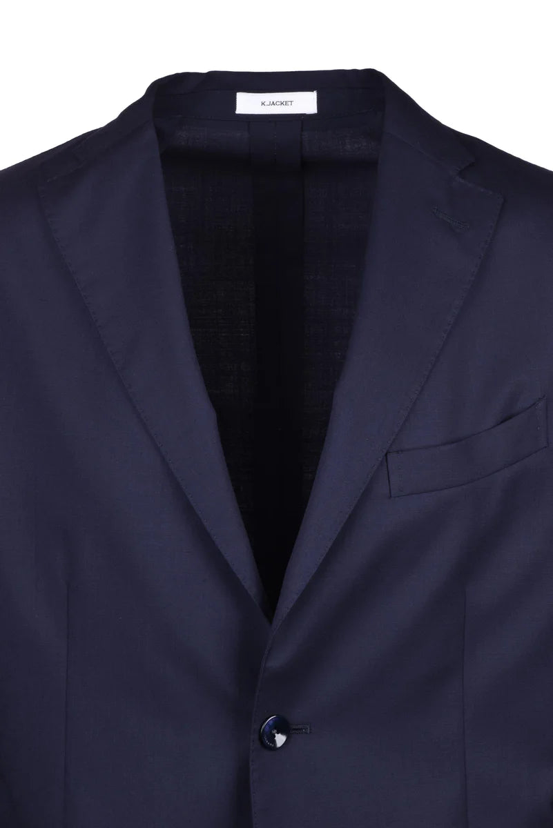 Rounded Jacket - Blue